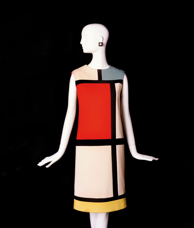 Cocktail dress-Homage to Piet Mondrian